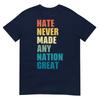 Hate Never Made Any Nation Great AntiTrump 2020 Election TShirt