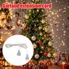 Extension Cord for Christmas Lights 10 Ft Invisible 2 Prong Power Cable 220V Electric Cord Extender Light Fixtures Cords Wire