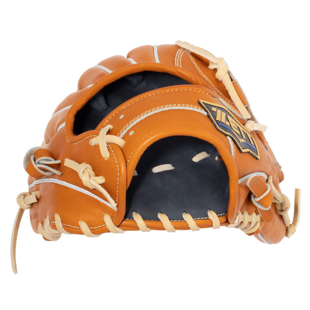 ZETT Neo Status E1 Type Soft Baseball Glove for Second and Gold Brown x Pastel Size 4 Shortstop, Right-Handed Throw, Brown, (BRG312630)