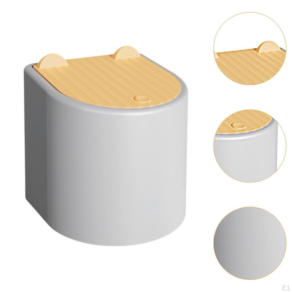 Litter Can, Push Button Cat Box for Counter, Coffee Table, Living Room And Home