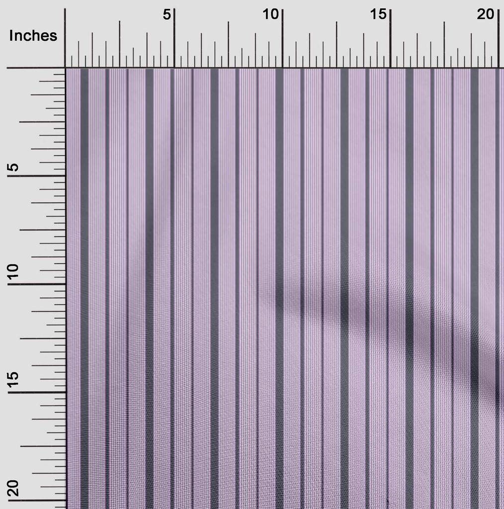 oneOone Baumwoll-Flex-Stoff Vertikal gestreifter Druckstoff 1 Yard 40 Zoll