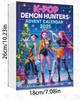Kpop Demon Hunters Advent Calendar - Huntrix Rumi Mira Zoey SAJA Derpy Tiger Christmas & New Year Decor Toys Gifts