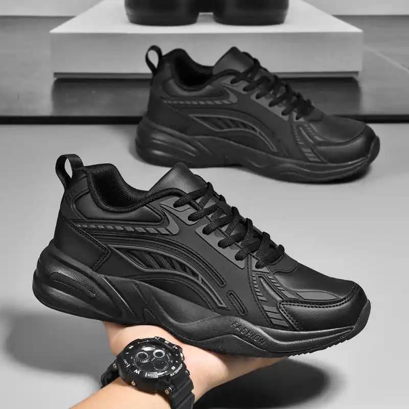 Zapatos Coloridos de Cuero PU con Número de Moda Para Hombres Zapatillas Moradas para Hombre Tenis Negro Hombre Deportivas Sapatenes Zapatillas de Ocio Donna