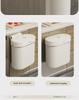 Wall-Mounted Kitchen & Bathroom Trash Can with Lid - Slim Design for Tight Spaces