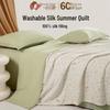 SILKUEEN Washable 100% Silk Summer Quilt