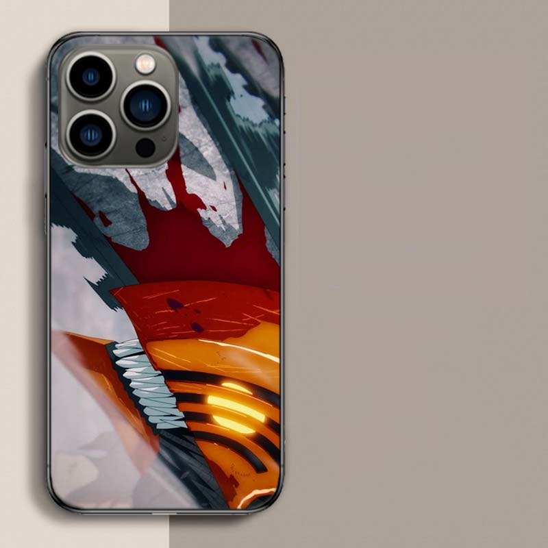 Anime Chainsaw Man Phone Case For Iphone 17 Air 15 Pro 14 Plus 16 Pro Max 12 13 Mini 11 16E X XS Cover Cute Fundas