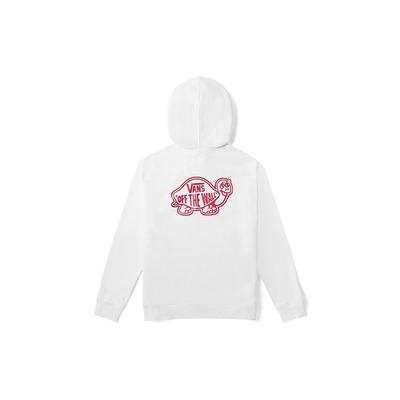 Vans Turtle Print Casual Sports Hoodie Men Hoodies White VN0A4UTYWHT