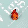 Adorable Fire Demon Anime Brooch - Japanese Animation Merchandise