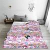 Japanese Tamagotchis Super Warm Blanket  Kids Adult Plush Throw Blanket Novelty Couch Chair Flannel Bedspread Sofa Bed Cover