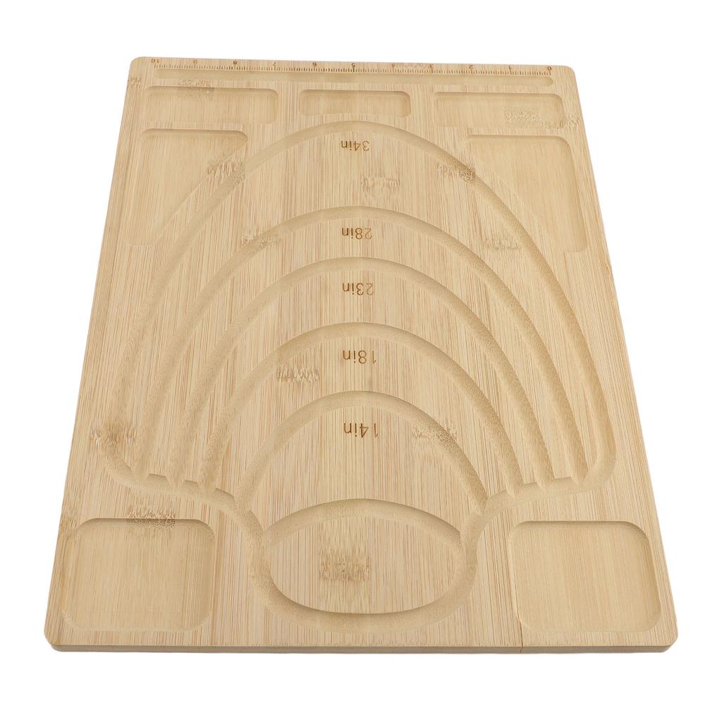 Bead Board Jewelry Making Beading Tray Necklace Design Mat Bambusoideae 28.5x38x1cm
