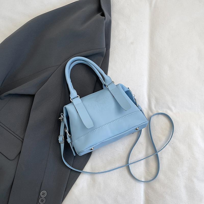 

Фактурная розовая сумка женская новинка 2025 года весна-лето сумка через плечо универсальная сумка-подушка синий