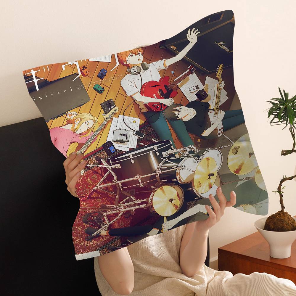 Anime G-Given Cushion Cover Decorative Pillow Sofa Home Decor Case Pillow Cases 30cmx30cm