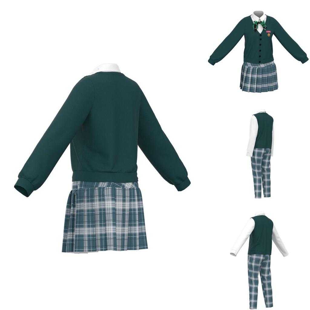 Costum Cosplay Autentic All Of Us Are Dead Pentru Bărbați și Femei, Uniformă Școlară, Ținută Pentru Halloween