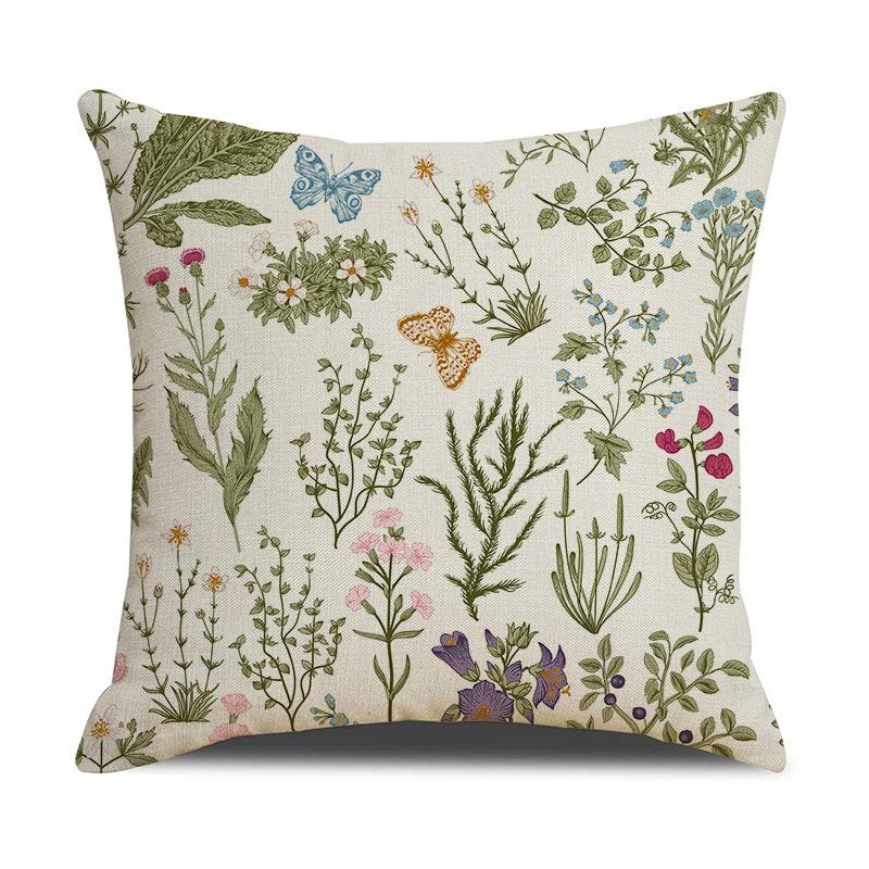Pillowcase Modern Style Flower Pillowcase Decorative Cushion Cover 1PC 679₽