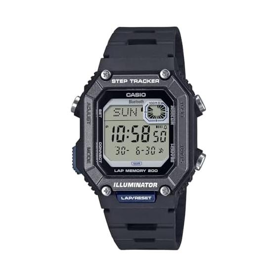 [Casio] CASIO Цифровые часы с подключением к смартфону Bluetooth WS-B1000-1AV Шагомер Мужские Черные Зарубежная модель [Параллельный импорт]