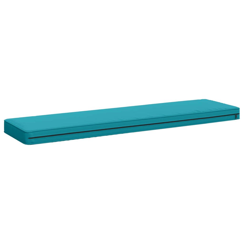 2 Piece Bench Cushions VUGHT 2 Pcs 100percent  Polyester Turquoise