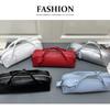 Genuine Leather French Stick Bag Women's Crossbody Fashionable Short Top-layer Cowhide Commuter Street