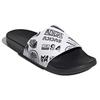 Adidas Adilette Comfort Slide 'All Over Logos - White' FZ1751