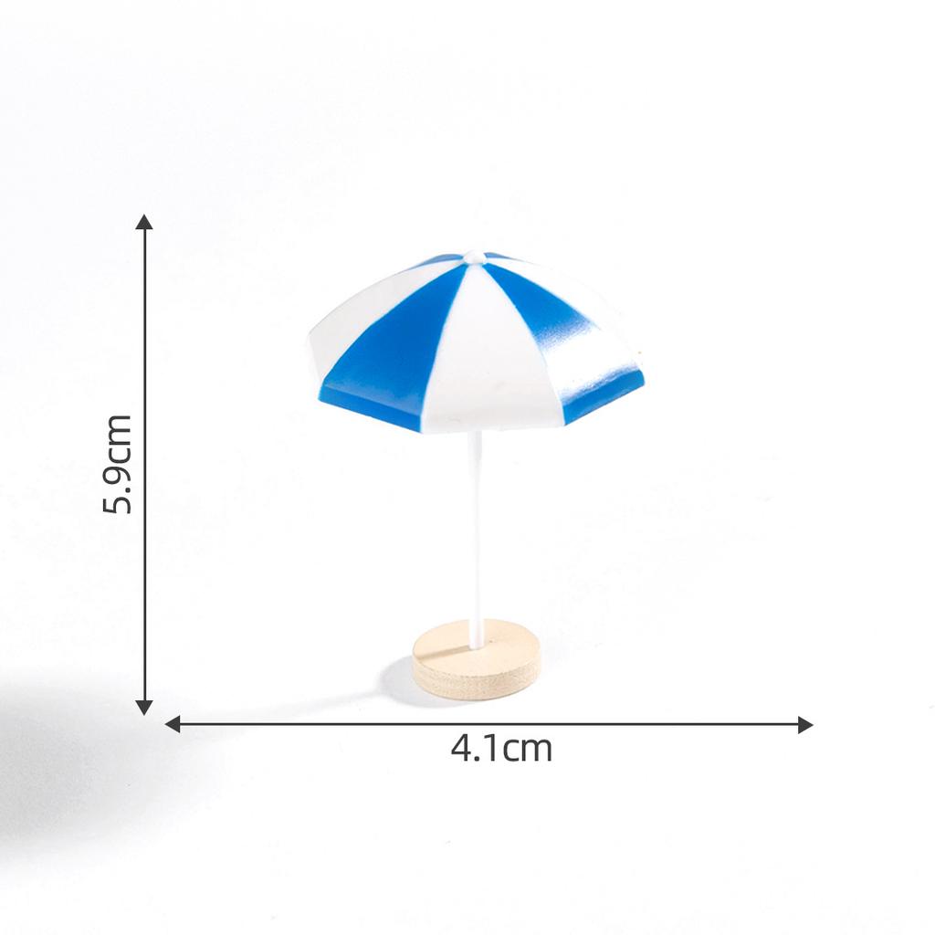 Moss Micro Landscape Ornaments Pulp Boat Boat Sight Beach Chair Sea View Ornaments DIY Assembly Ornaments Accessories Material