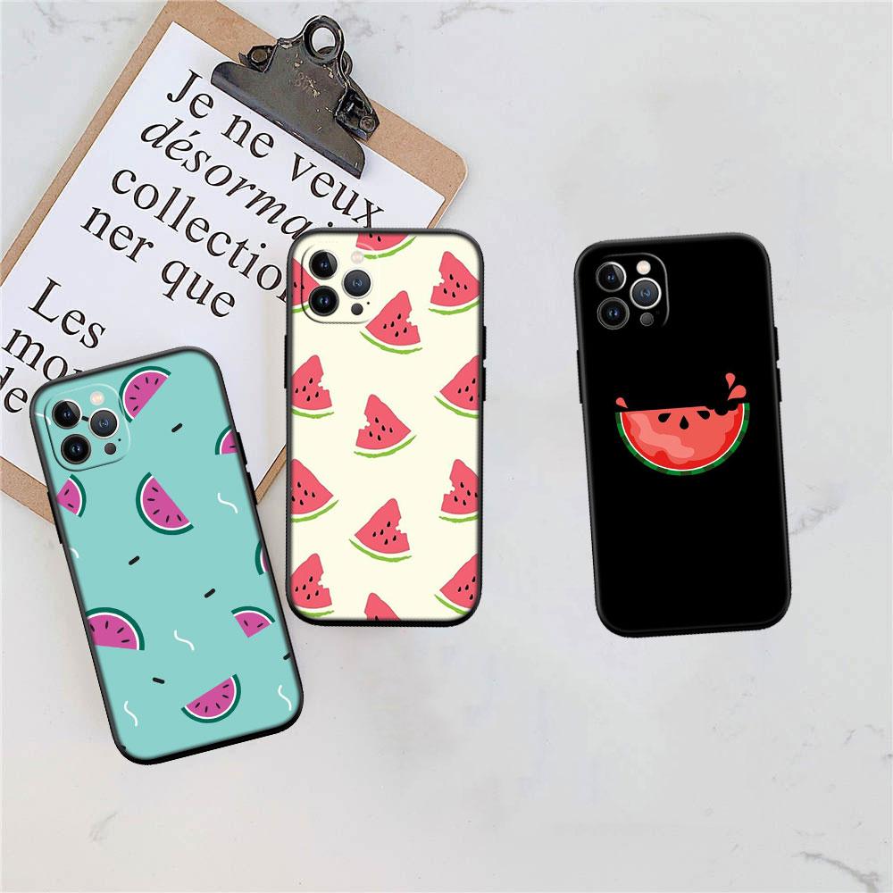 PP14 Cartoon Fruit Watermelon Case for Samsung A11 A12 A13 A15 A52S A53 A55 A56 A70 A71 A72 A73 F06 F16 F56 S10 Plus S10e