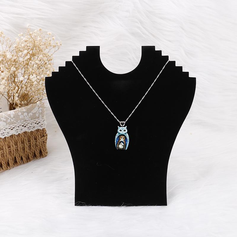 Jewelry Display Rack Pendant Necklace Bracelet Holder Board Jewelry Stand