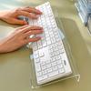 1pc Acrylic Clear Keyboard Stand & Desk Riser - Ergonomic Non-Slip Base, Portable Laptop Tray, Stable Holder for Notebook