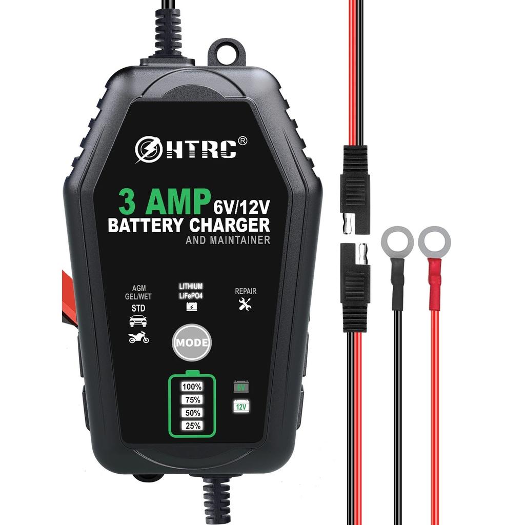 Încărcător inteligent de baterie complet automat 3000mA 6V 12V, menținător pentru baterie auto, motocicletă, litiu LiFePO4, plumb-acid, încărcare rapidă