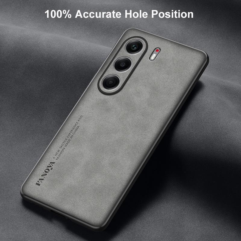 For Tecno Camon 40 Pro 4G Case Luxury PU Leather Phone Case For Tecno Camon40 Pro 4G Back Cover Matte Silicone Full Protection