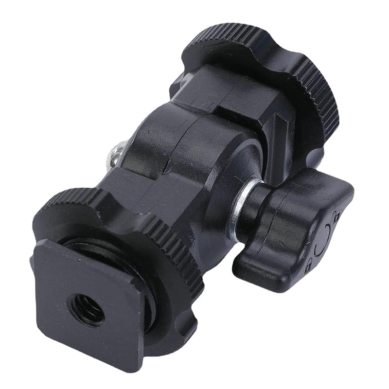 Hot Shoe Mount Adapter 1/4inch Screw LED Fill Light Socket Stand Camera Hot Shoe Microphones Monitor Adapter Socket