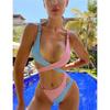Sexy Asymmetrische Splicing Bandage Bikini Frauen Bademode Weiblichen Badeanzug Zwei-stück Bikini set Badende Badeanzug Schwimmen Dame