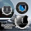 3D Metal Wheat Ears Car Body Decoration Sticker Badge Emblem For Lincoln MKZ MKX Navigator Aviator Nautilus Continental MKC MKT Q4