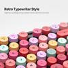 Mofii Sweet Keyboard Mouse Combo Mixed Color 2.4G Wireless Keyboard Mouse Set Circular Suspension Key Cap for PC Laptop