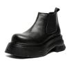 mens casual stage nightclub chelsea boots high heels genuine leather shoes cowboy platform boot handsome designer ankle botas