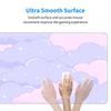 Large Size Pink Mousepad Pastel Clouds Desk Mat Kawaii Cartoon Mouse Pad Rubber Table Mat Extended Gaming Lock Edge Keyboard Mat