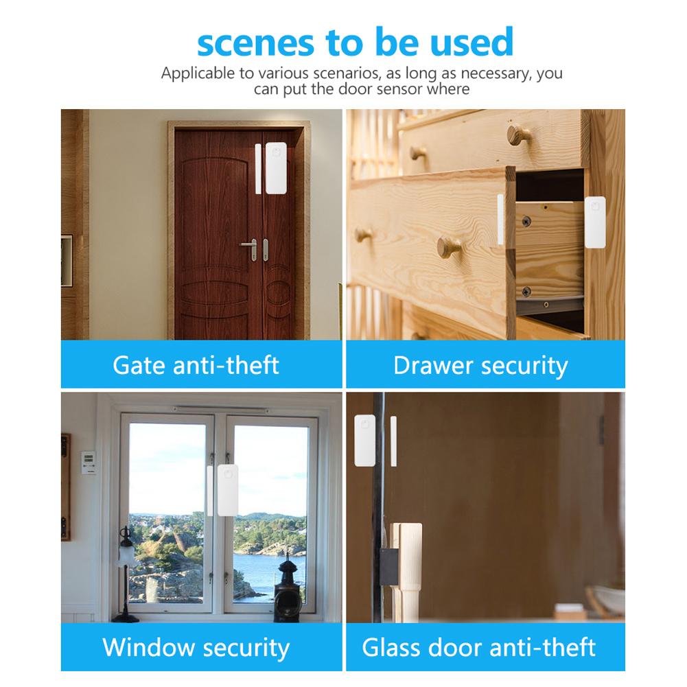 Tuya WiFi Intelligente Türsensoren Intelligente Heimverknüpfungsausrüstung Intelligente Heimgeräte
