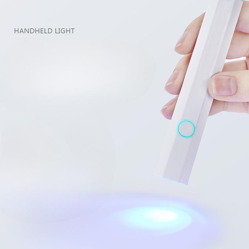 Nagelkunst Ein-Wort-Licht, Kleines Tragbares Energiespeichermodell, Mini Kleine Taille Nagelbacklicht, Handheld Lichttherapielicht