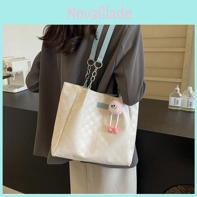 Fashionable 2024 Summer Single Shoulder Tote Bag Vintage Simple Style For Women