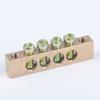 Porous Site High Bridge Type Ground Bar Copper Screw Terminal Block Bar  Transportation