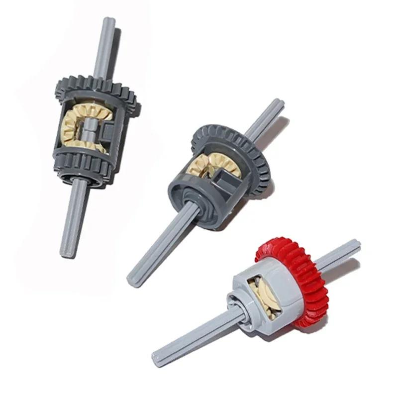 Building Blocks Differential Gears Self-Locking Bricks MOC Technical Parts Kits Framed Differential Set Pack 65413 65414 62821