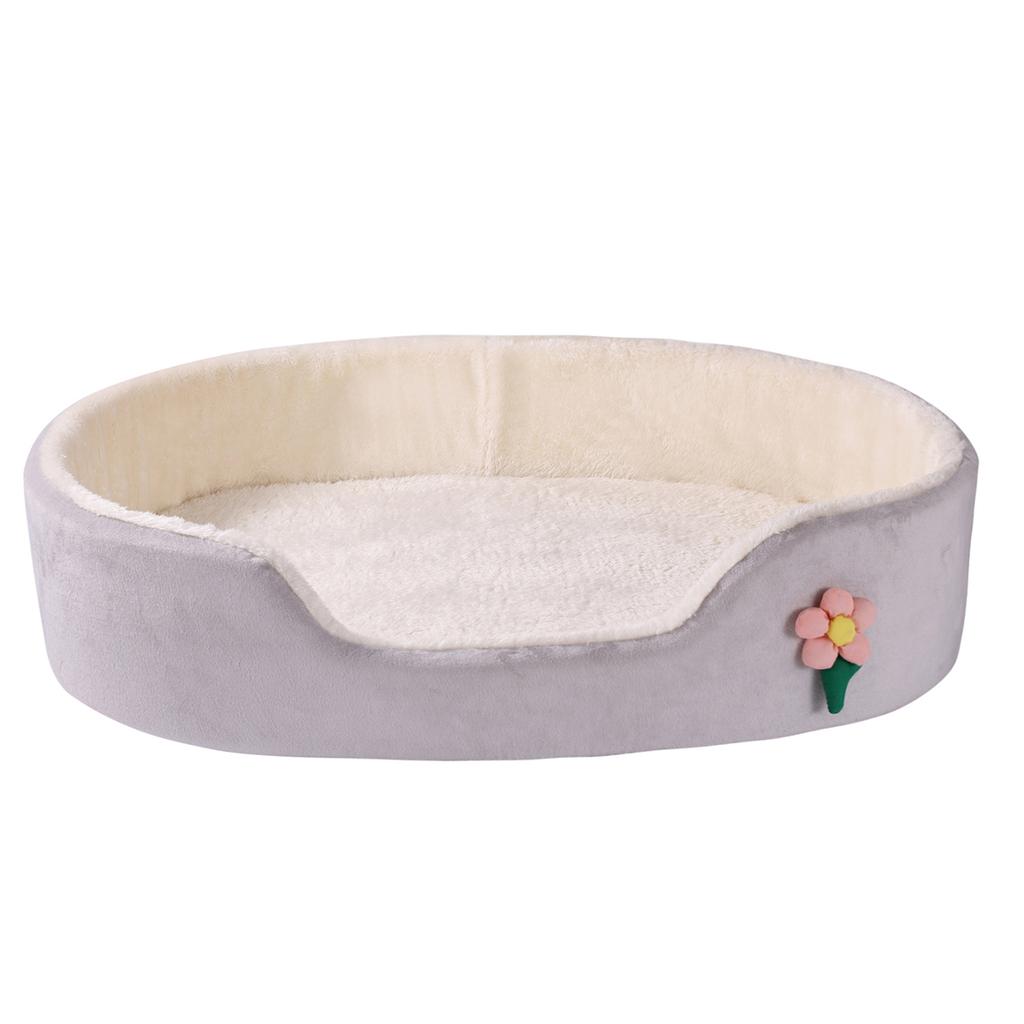 Hundebett für kleine Hunde, Hundehütte, Blumen-Katzenbett, Zaunform, Haustierhaus, hochelastischer Hundekorb, verdickter Katzenzwinger, Haustierzubehör