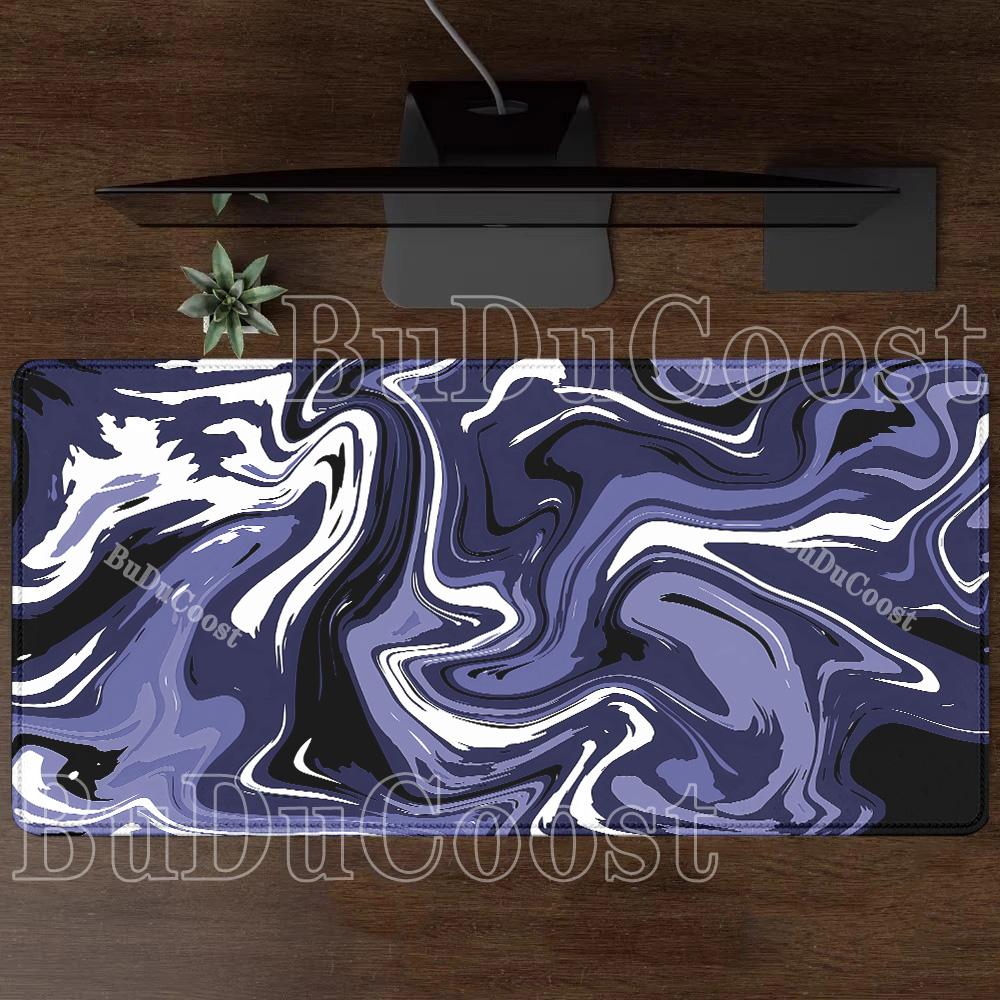 Gaming Strata Liquid Fluid Mouse Pad Art Swirl Large Keyboards HD Printing PC Computer Laptop Anime Office Keyboard XXL Desk Mat