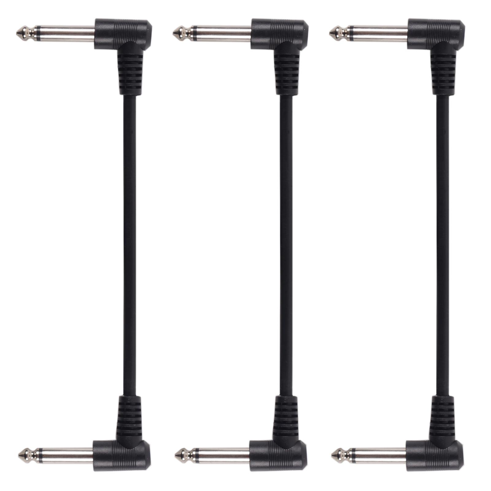 

3/6 шт. Педаль эффектов для электрогитары, патчи, кабель, шнур, угловая педальная панель, кабели, аксессуары для музыкальных инструментов 18cm