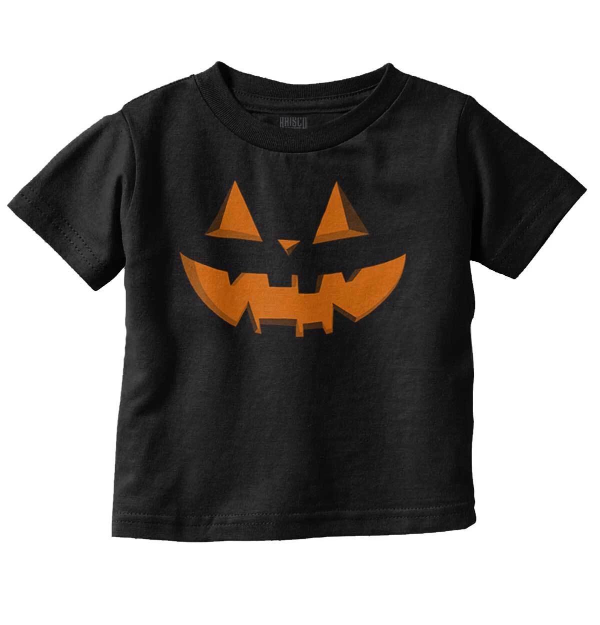 Classic Halloween Pumpkin Costume Toddler Boy Girl T Shirt XS