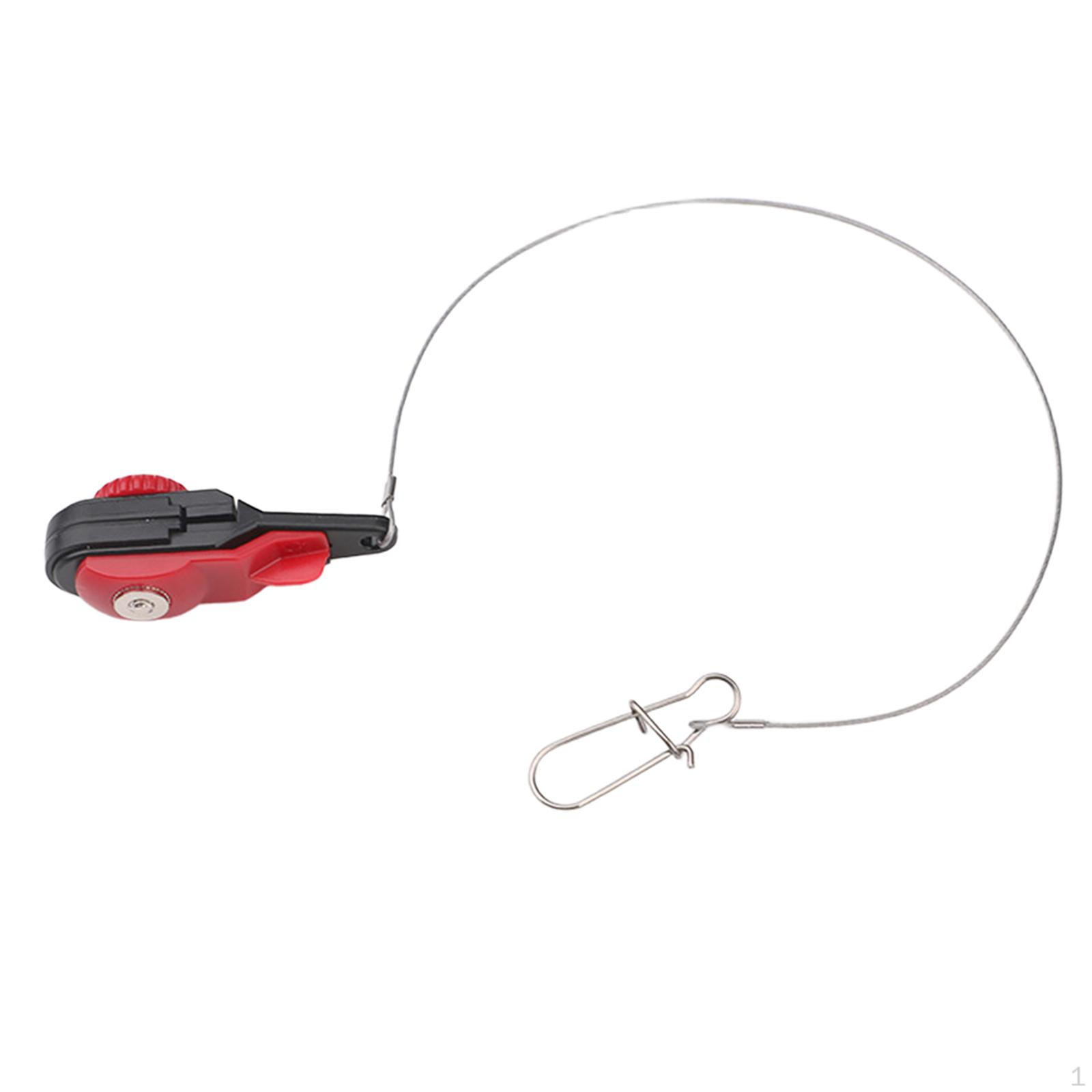 

Fishing Line Snap Clamp with 11.81inch Leader for Trolling Boat S