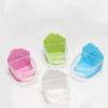 Transparent Cage Mount Bird Feeder Parrot Food Container  for Conures Lovebirds Finches