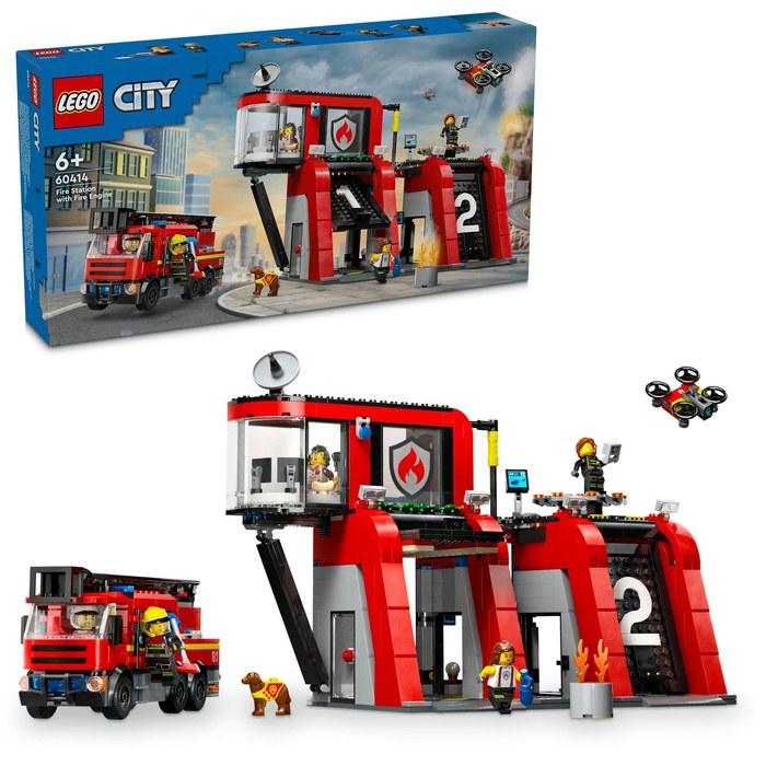 LEGO City Fire Station and Fire Truck 60414