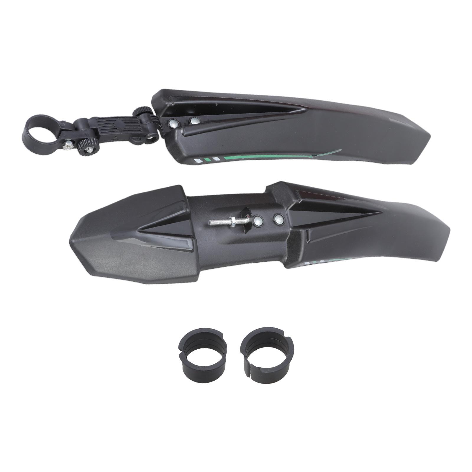 

Универсальные велосипедные брызговики Широкие утолщенные брызговики Легко устанавливаемые брызговики для городской езды зелёный