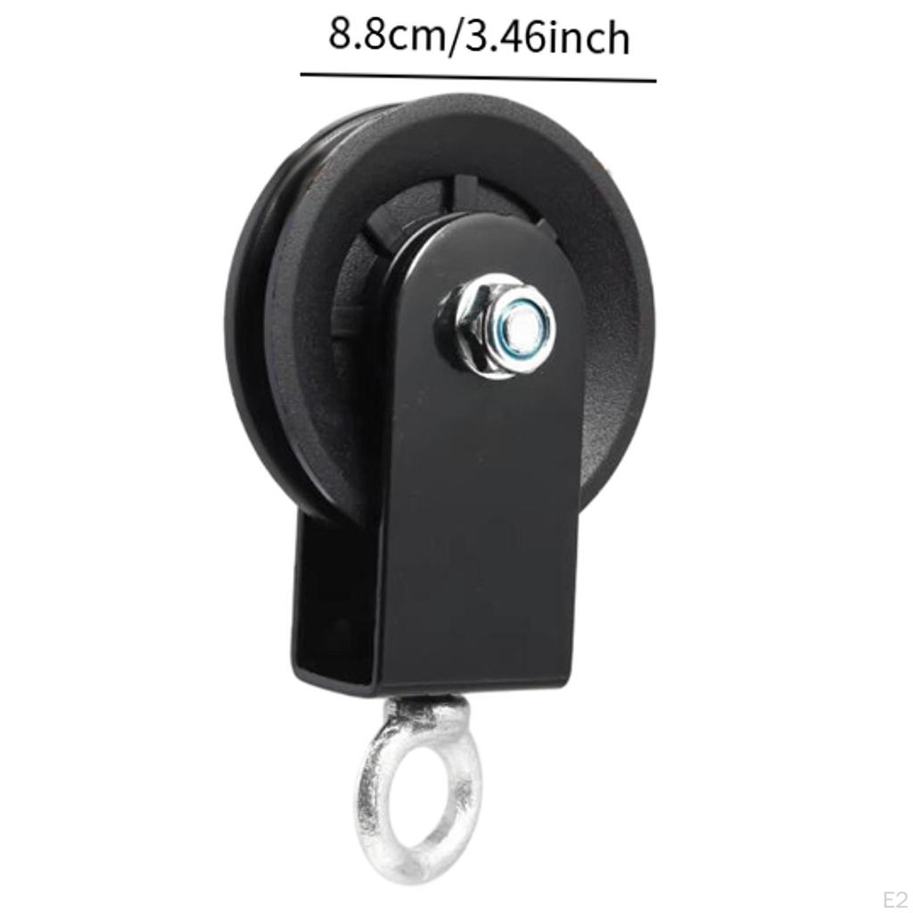 2 Stück Kabelrollen Zugräder Heben, Heim-Fitnessgeräte, Fitness-Lade-Heberolle