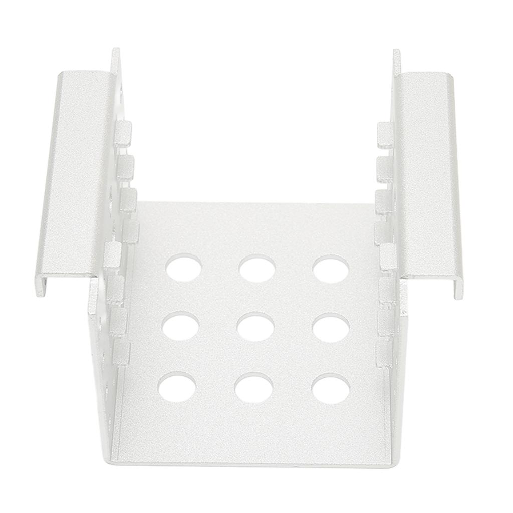 2.5in Mounting Rack Aluminium Alloy Hollow Design High Hardness 2.5in Hard Drive Cage for 2.5in IDE SSD (Not Inclube Hard Disk)