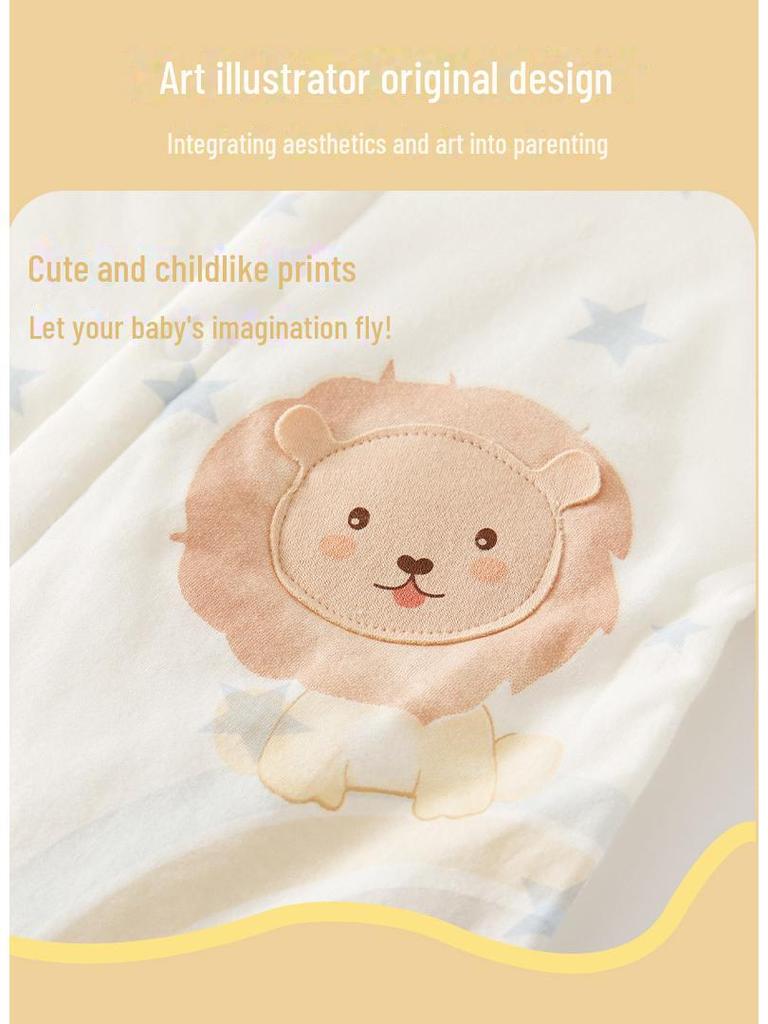 Newborn Quilted Cotton Jumpsuit: Spring/Autumn Padded Pajamas & Crawling Outfit